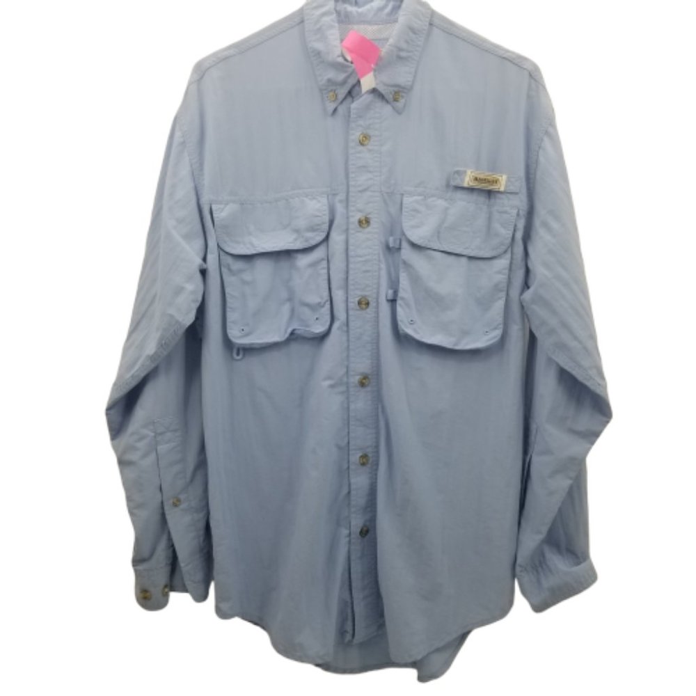 Magellan Vented Button Down Long Sleeve Shirt Sz S